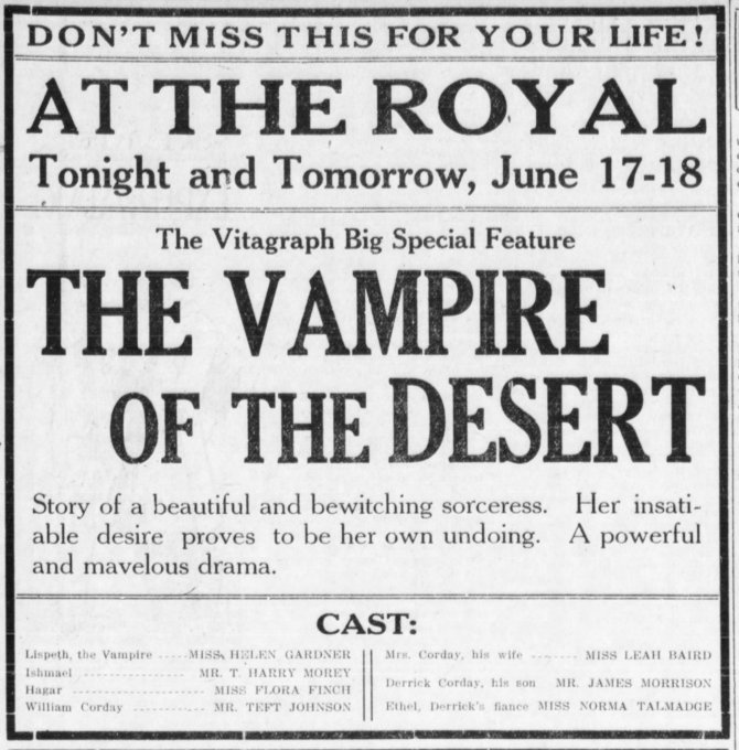 Vampires Of The Desert [2001]