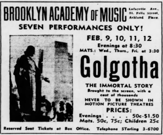Golgotha ad The Brooklyn Daily Eagle February 7 1937  (2)