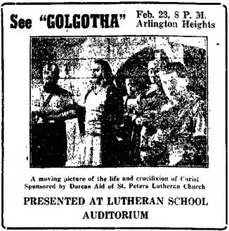 Golgotha Church announcement The_Daily_Herald_Fri__Feb_24__1939_