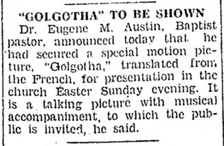 Golgotha Church announcement The_Daily_Messenger_Thu__Apr_7__1938_