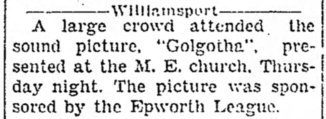 Golgotha Church showing The_Circleville_Herald_Mon__Jan_24__1938_